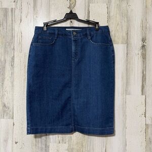 Jones New York Denim Pencil Skirt